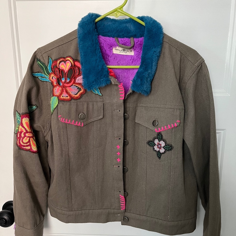 Natural Life lined Boho jacket M